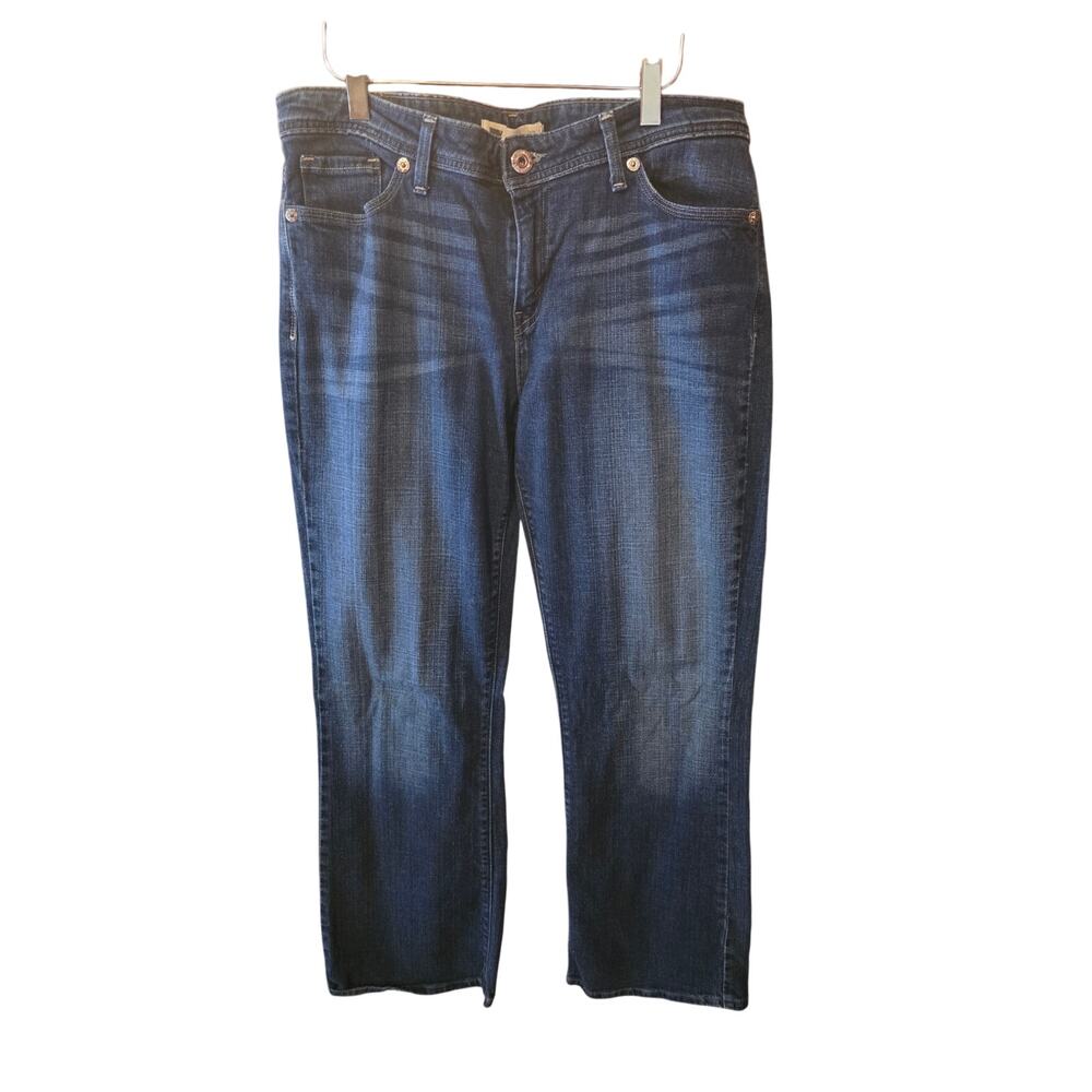 Levi's 529 Curvy Bootcut Jeans 14 Womens Plus Size Mid Rise Medium‎ Wash